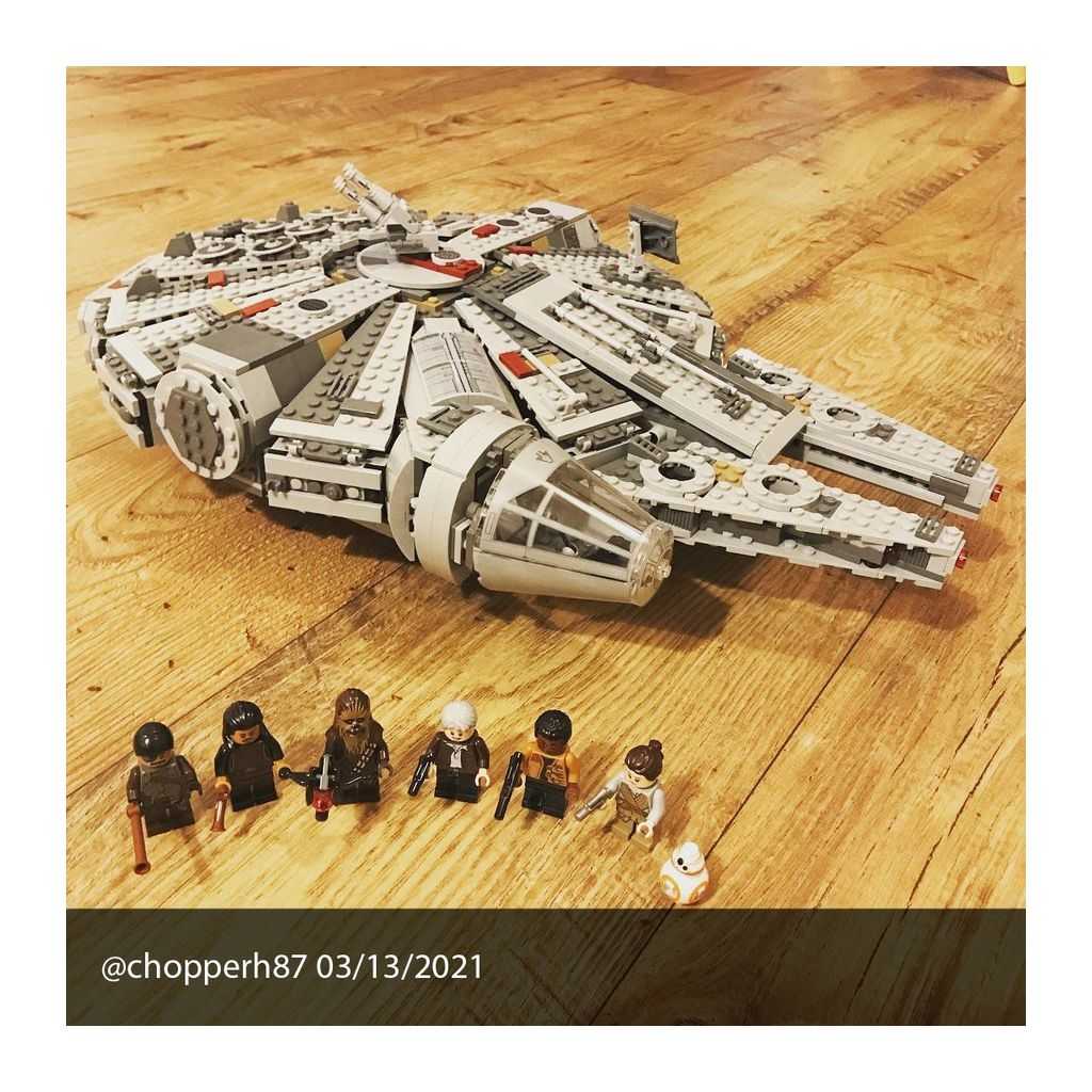 Star Wars Lego Halcón Milenario Edades 9+ # 75257 Artículo 1353 Piezas | GUK-817345